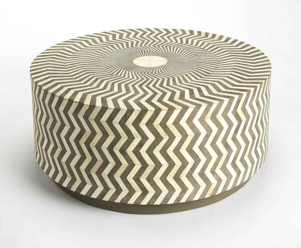 Bone Inlay Coffee Table By Homeroots | Coffee Tables | Modishstore - 3