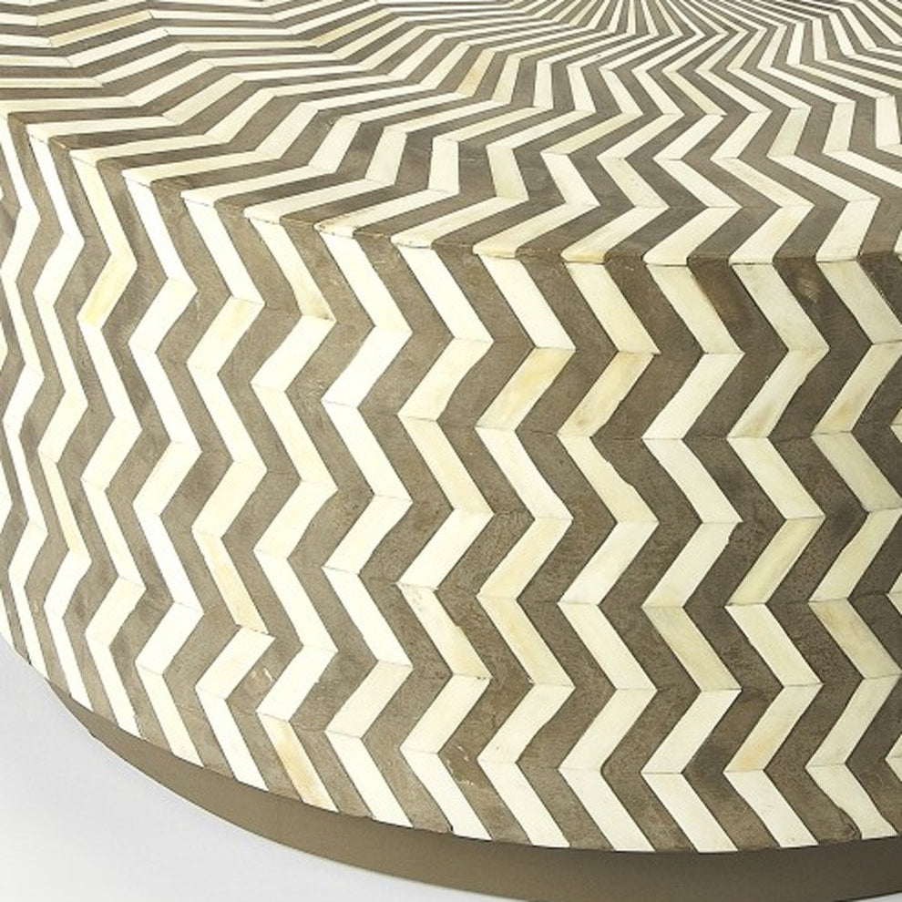 Bone Inlay Coffee Table By Homeroots | Coffee Tables | Modishstore - 4