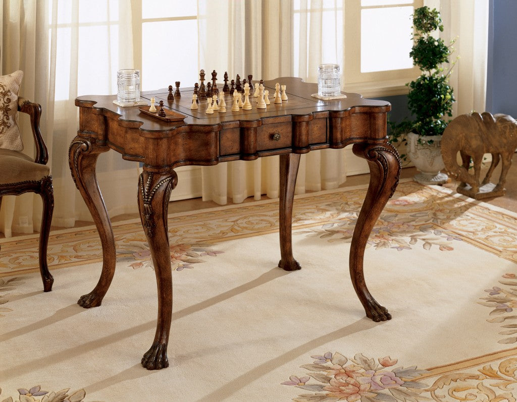 Traditional Game Table By Homeroots | Accent Tables | Modishstore - 2