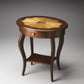 Traditional Cherry Oval Accent Table By Homeroots | Accent Tables | Modishstore