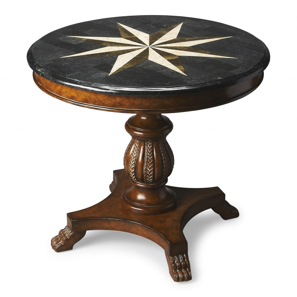 Fossil Stone Accent Hall Table By Homeroots | Accent Tables | Modishstore