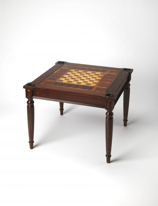 Traditional Cherry Multi Game Table By Homeroots | Side Tables | Modishstore