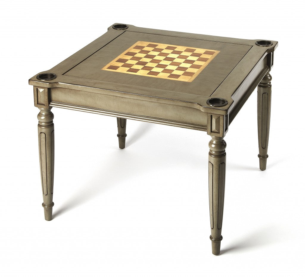 Traditional Cherry Multi Game Table By Homeroots | Side Tables | Modishstore - 3