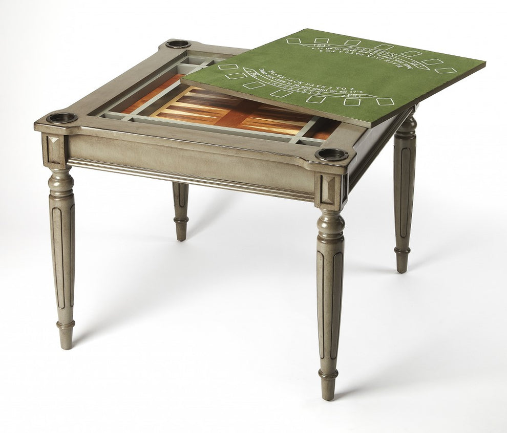 Traditional Cherry Multi Game Table By Homeroots | Side Tables | Modishstore - 6