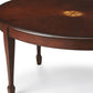 Traditional Cherry Oval Coffee Table By Homeroots | Coffee Tables | Modishstore - 6