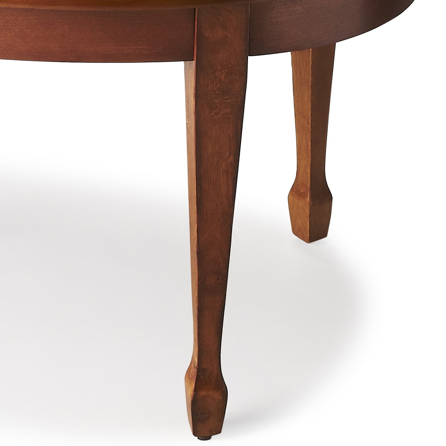 Olive Ash Burl Oval Coffee Table By Homeroots | Coffee Tables | Modishstore - 4