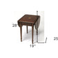 Traditional Cherry Drop Leaf Table By Homeroots