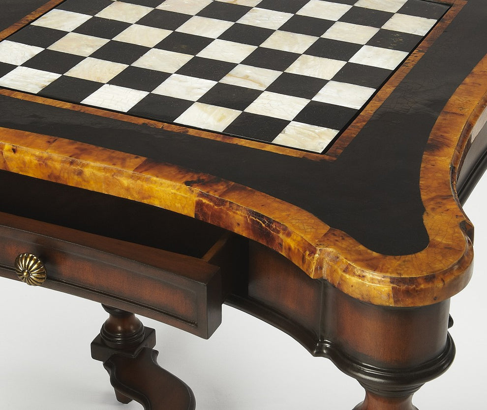 Stone Game Table By Homeroots | Accent Tables | Modishstore - 3