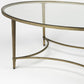 Golden Oval Coffee Table By Homeroots | Coffee Tables | Modishstore - 4