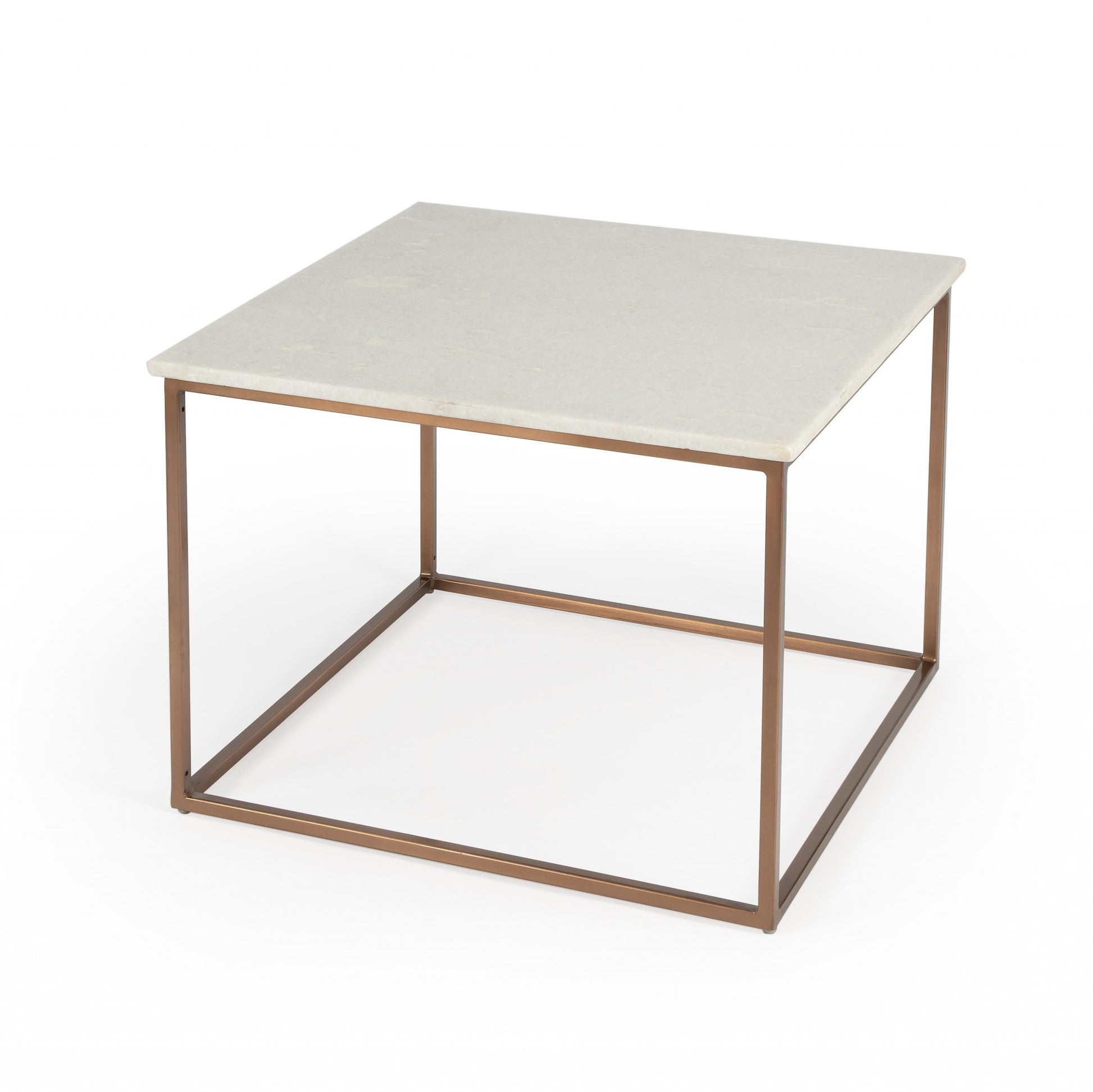 Marble and Metal Coffee Table By Homeroots | Coffee Tables | Modishstore