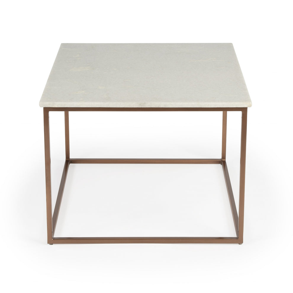 Marble and Metal Coffee Table By Homeroots | Coffee Tables | Modishstore - 4