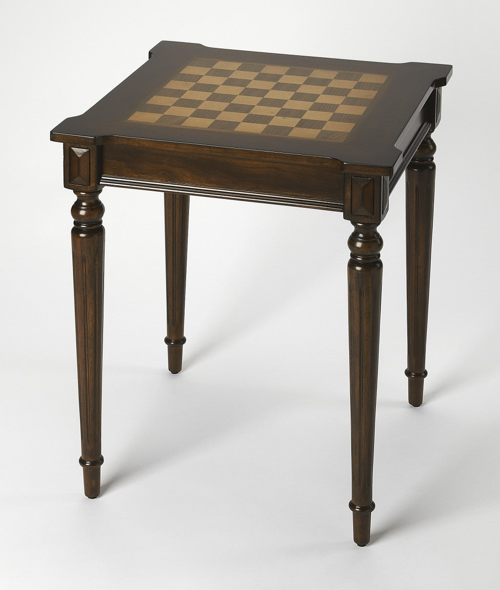 Traditional Cherry Game Table By Homeroots - 389929 | Coffee Tables | Modishstore