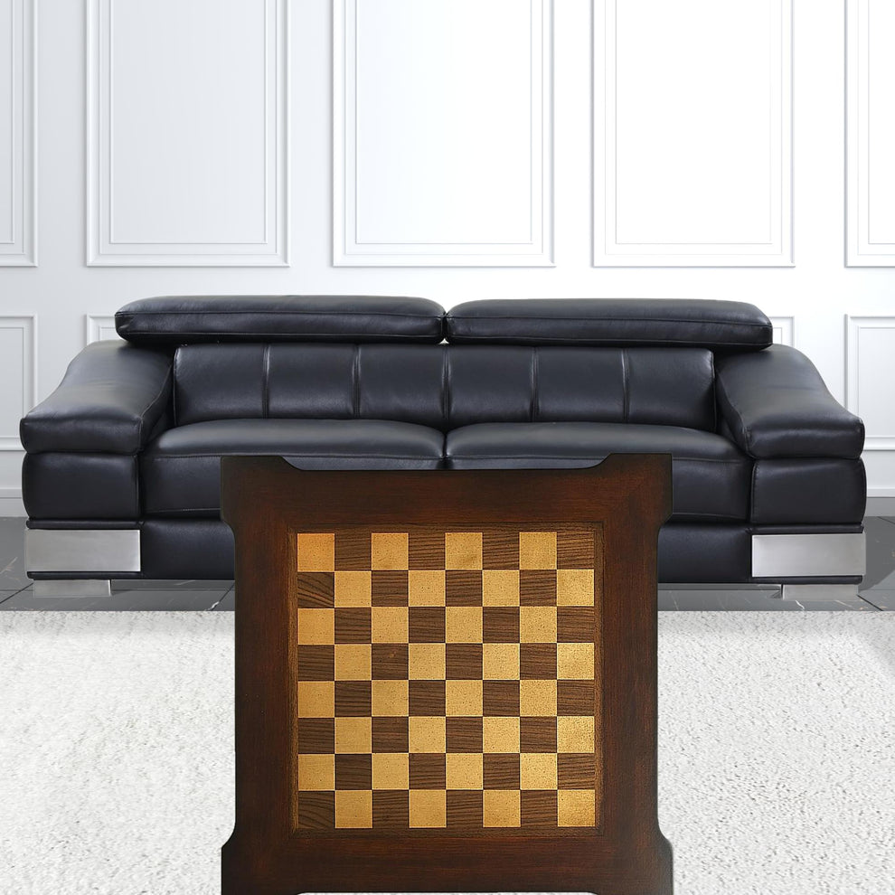 Traditional Cherry Game Table By Homeroots - 389929 | Coffee Tables | Modishstore - 4