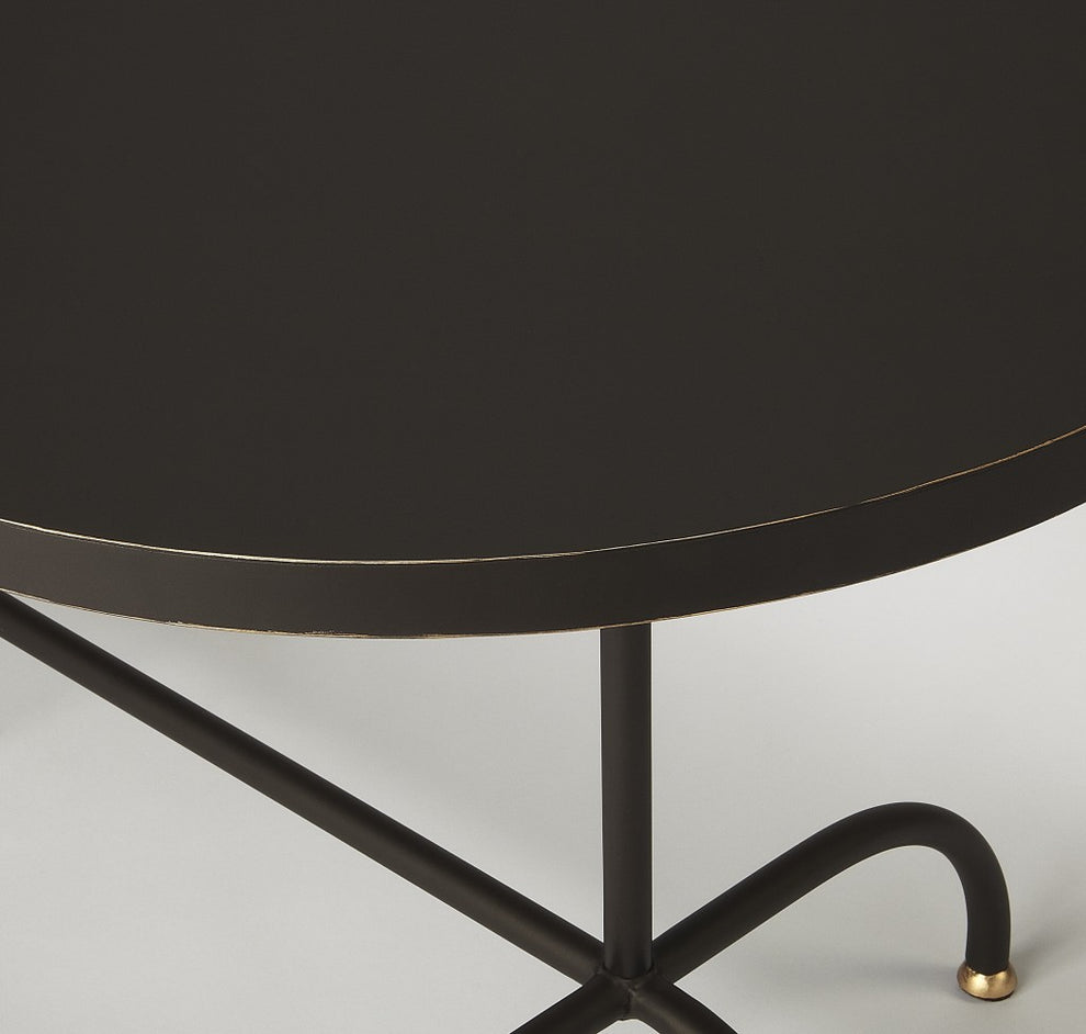 Black and Gold Coffee Table By Homeroots | Coffee Tables | Modishstore - 2