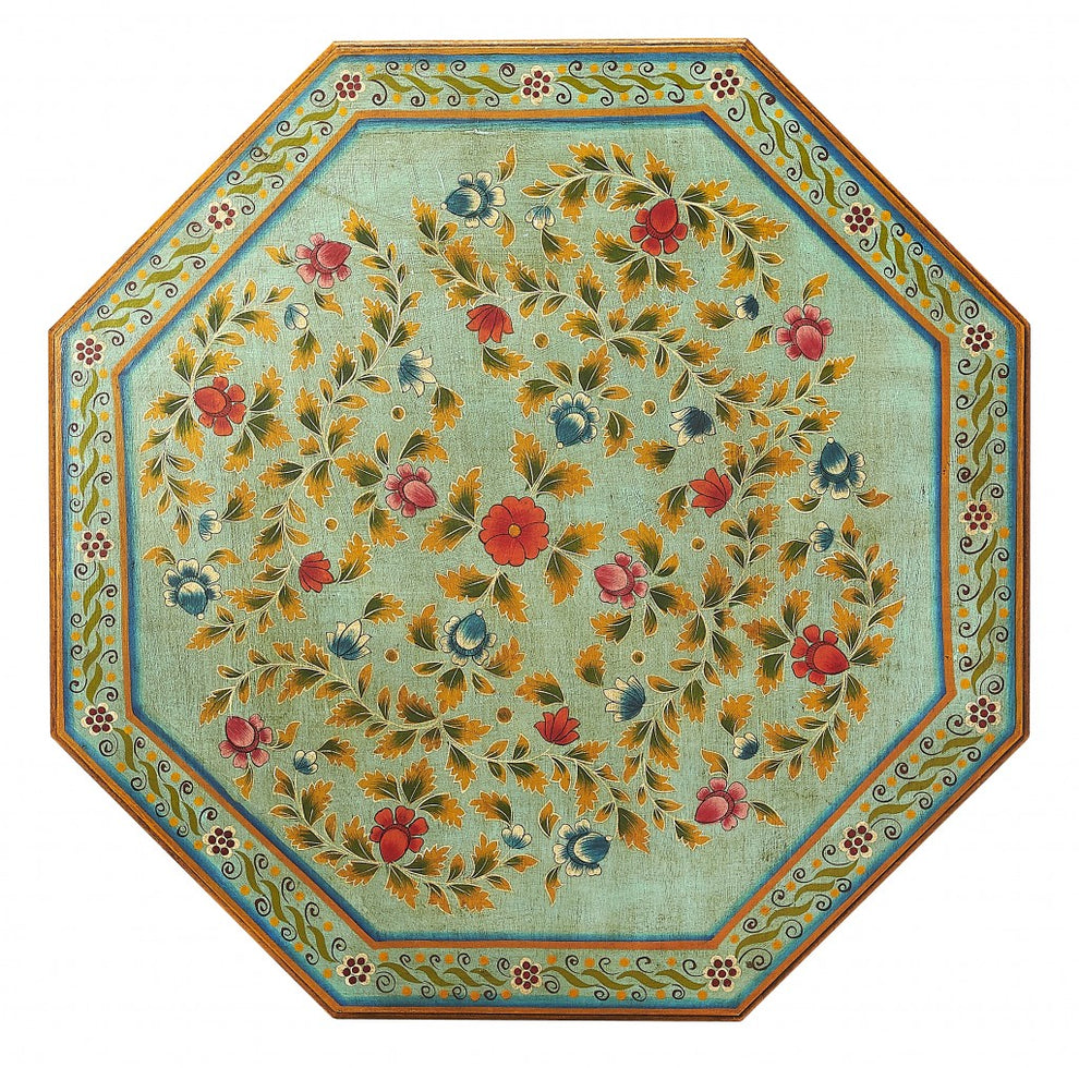 Hand Painted Coffee Table By Homeroots | Coffee Tables | Modishstore - 2