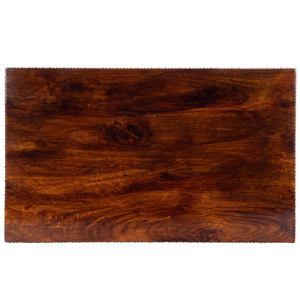 Wood and Hand Painted Storage Coffee Table By Homeroots | Coffee Tables | Modishstore - 4