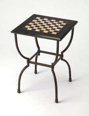 Fossil Stone Game Table By Homeroots - 389934