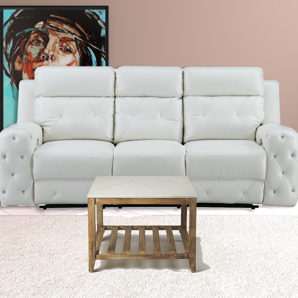 Marble Bunching Coffee Table By Homeroots | Coffee Tables | Modishstore - 2