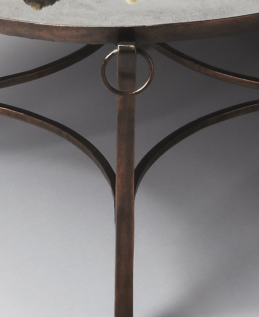 Metal and Mirrored Coffee Table By Homeroots | Coffee Tables | Modishstore - 6