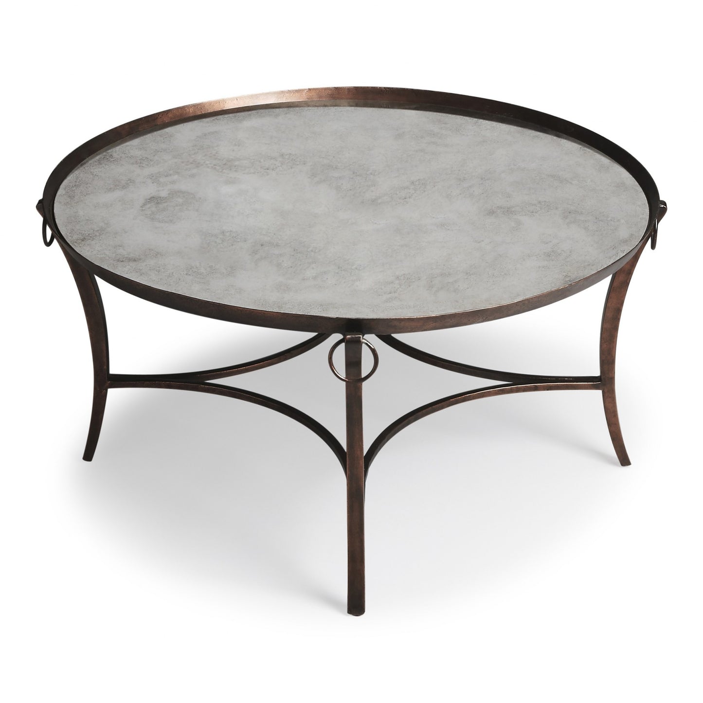 Metal and Mirrored Coffee Table By Homeroots | Coffee Tables | Modishstore - 2