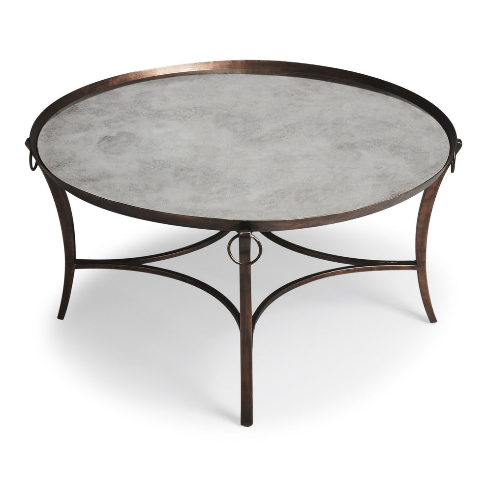Metal and Mirrored Coffee Table By Homeroots | Coffee Tables | Modishstore - 2