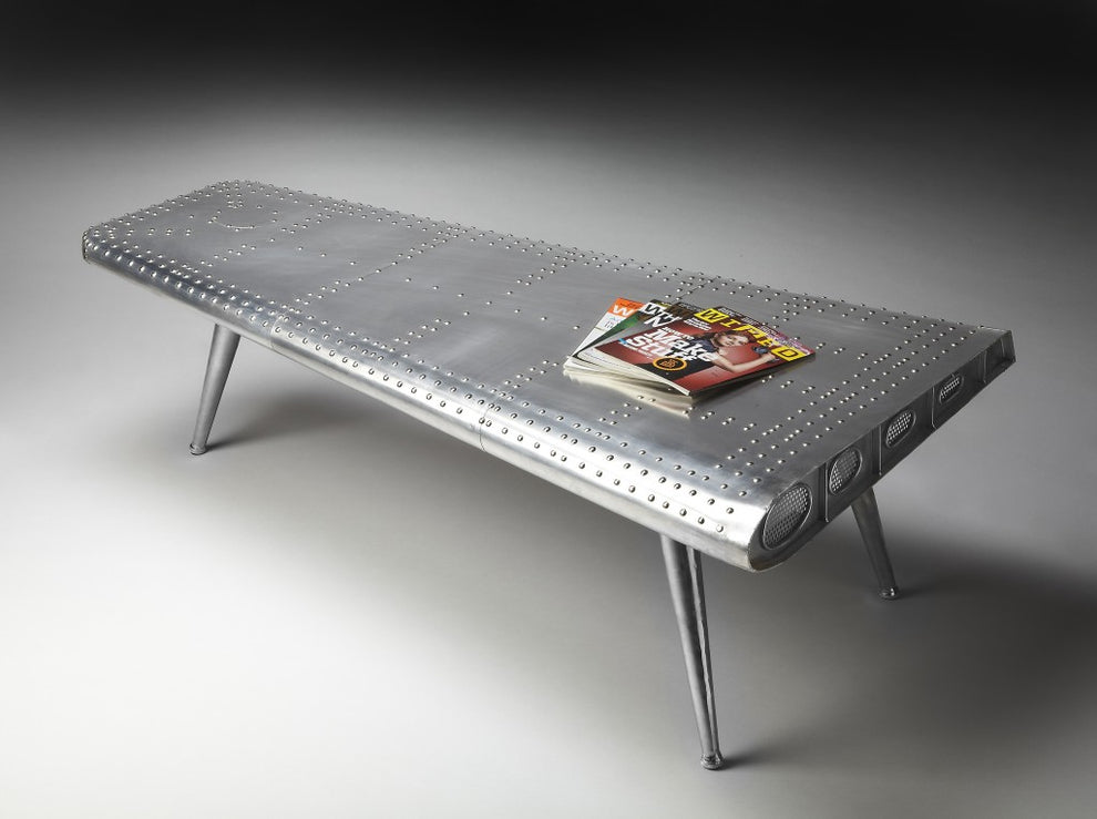 Aviator Coffee Table By Homeroots | Coffee Tables | Modishstore - 2
