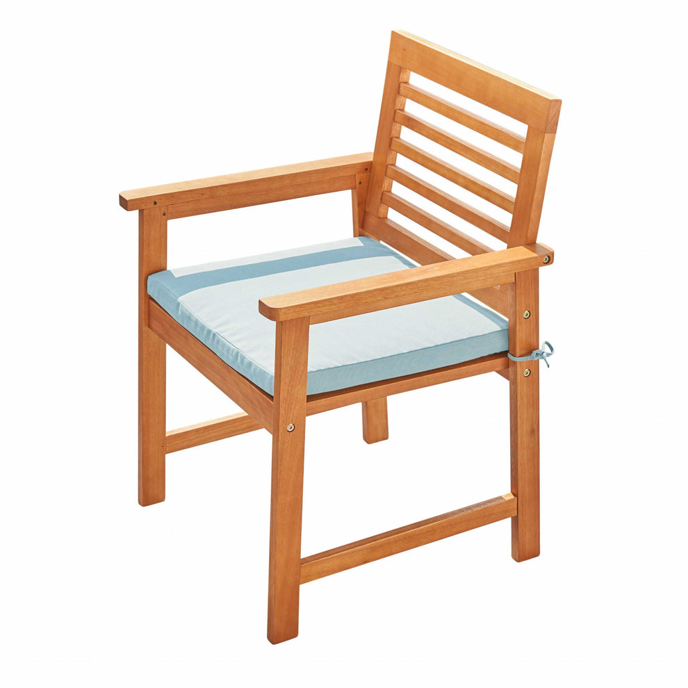 Light Wood Dining Armchair By Homeroots | Outdoor Chairs | Modishstore - 2