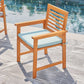 Light Wood Dining Armchair By Homeroots | Outdoor Chairs | Modishstore
