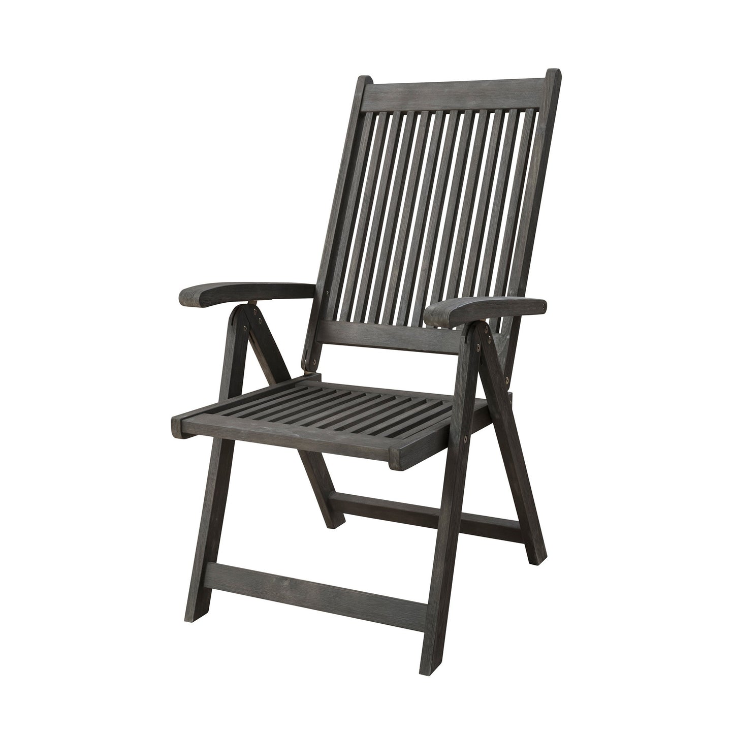 Distressed Outdoor Reclining Chair By Homeroots | Outdoor Chairs | Modishstore