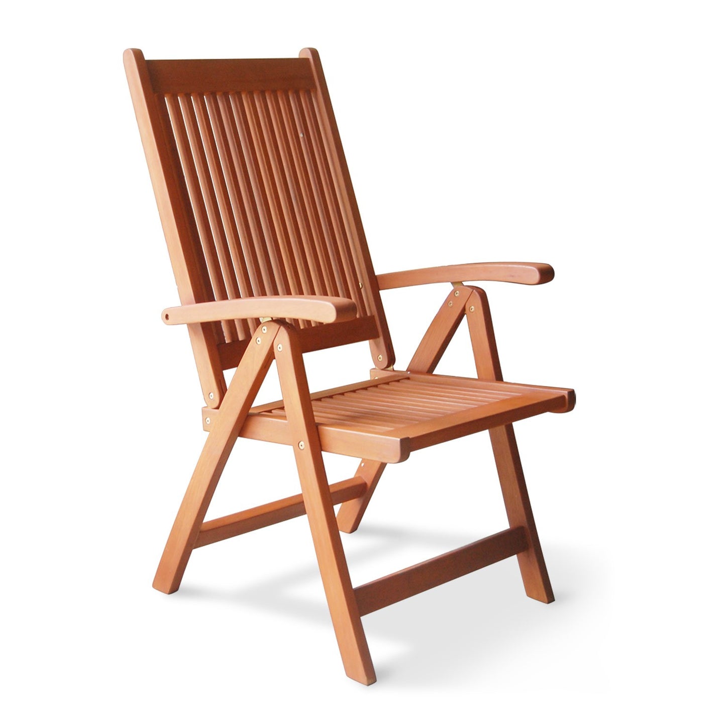 Brown Outdoor Reclining Chair By Homeroots | Outdoor Chairs | Modishstore - 2