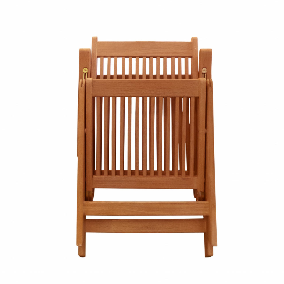 Brown Outdoor Reclining Chair By Homeroots | Outdoor Chairs | Modishstore - 5