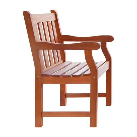 Brown Garden Armchair By Homeroots | Outdoor Chairs | Modishstore