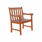Brown Patio Armchair By Homeroots | Outdoor Chairs | Modishstore - 2