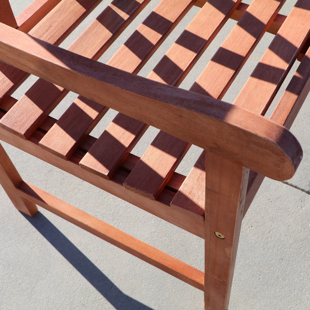 Brown Patio Armchair By Homeroots | Outdoor Chairs | Modishstore - 3