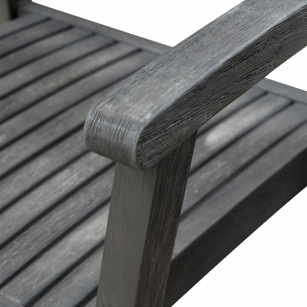 Distressed Stacking Armchairs Set Of 2 By Homeroots | Outdoor Chairs | Modishstore - 5