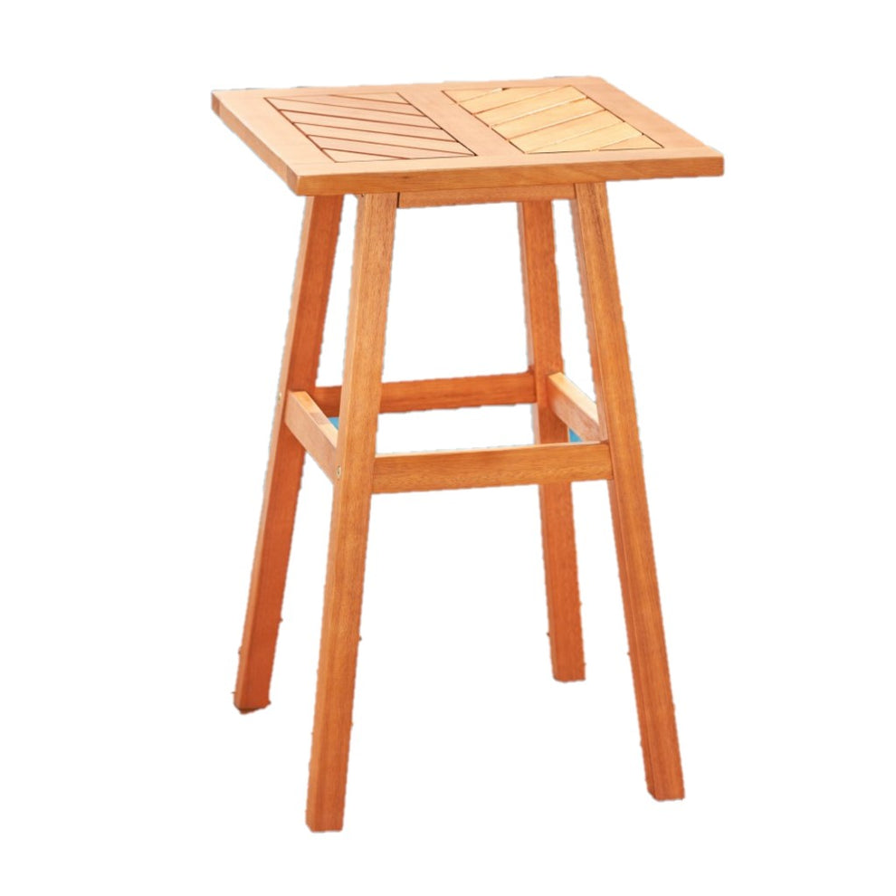 Natural Wood Tall Patio Side Table By Homeroots | Outdoor Tables | Modishstore - 6