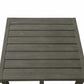 Dark Grey Outdoor Wooden Side Table By Homeroots | Outdoor Tables | Modishstore - 3