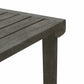 Dark Grey Outdoor Wooden Side Table By Homeroots | Outdoor Tables | Modishstore - 4
