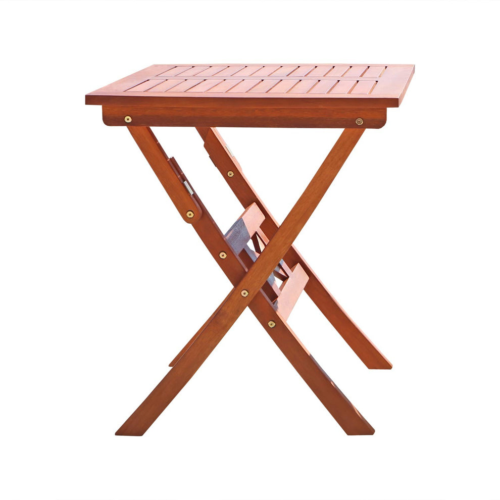 Sienna Brown Folding Serving Table By Homeroots | Outdoor Tables | Modishstore - 2