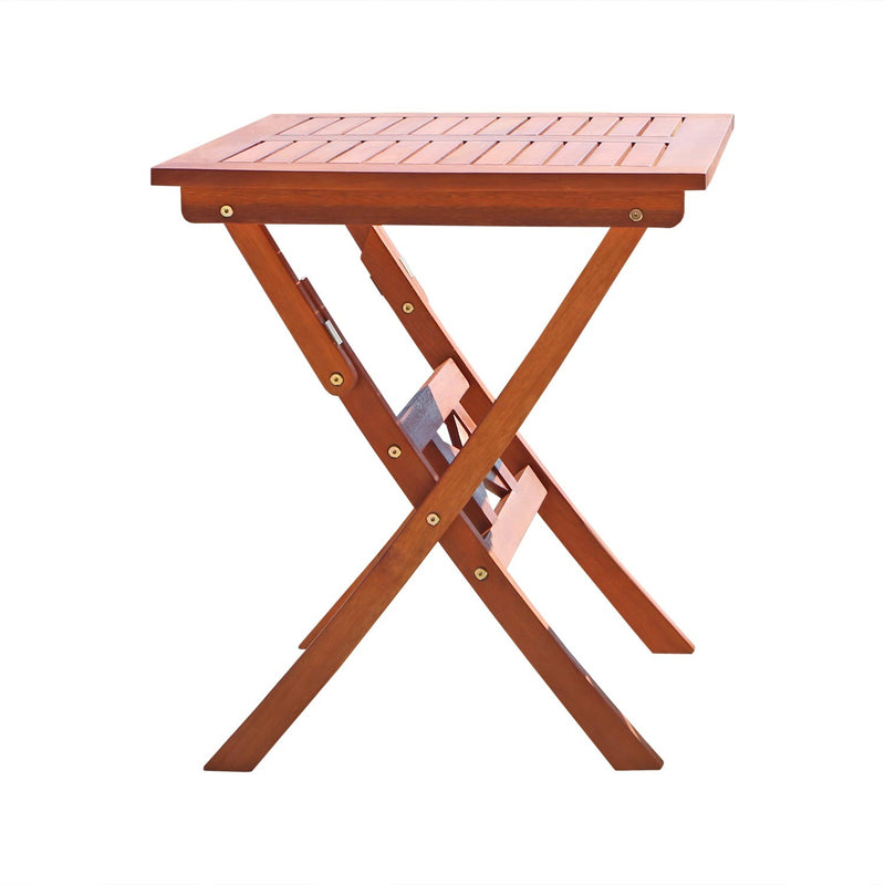 Sienna Brown Folding Serving Table By Homeroots | Outdoor Tables | Modishstore