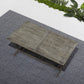 Distressed Grey Extendable Dining Table By Homeroots | Outdoor Tables | Modishstore - 2