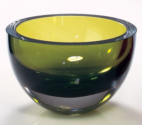 Aqua Blue Mouth Blown Polish Crystal Thick Walled Bowl By Homeroots | Decorative Bowls | Modishstore - 8