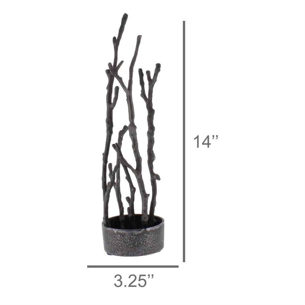 Metal Branches Sculpture By Homeroots | Sculptures | Modishstore - 3