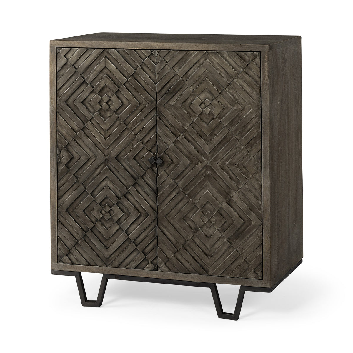 Hand Crafted Diamond In The Rough Cabinet By Homeroots | Cabinets | Modishstore