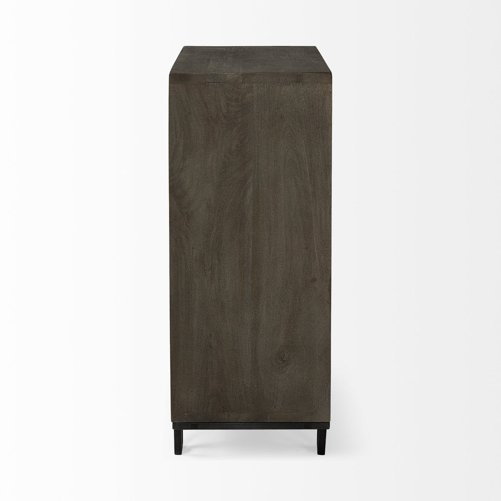Hand Crafted Diamond In The Rough Cabinet By Homeroots | Cabinets | Modishstore - 3