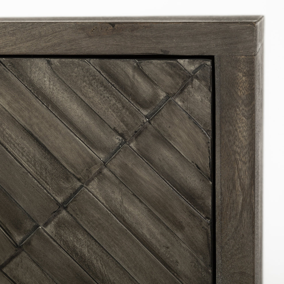 Hand Crafted Diamond In The Rough Cabinet By Homeroots | Cabinets | Modishstore - 6