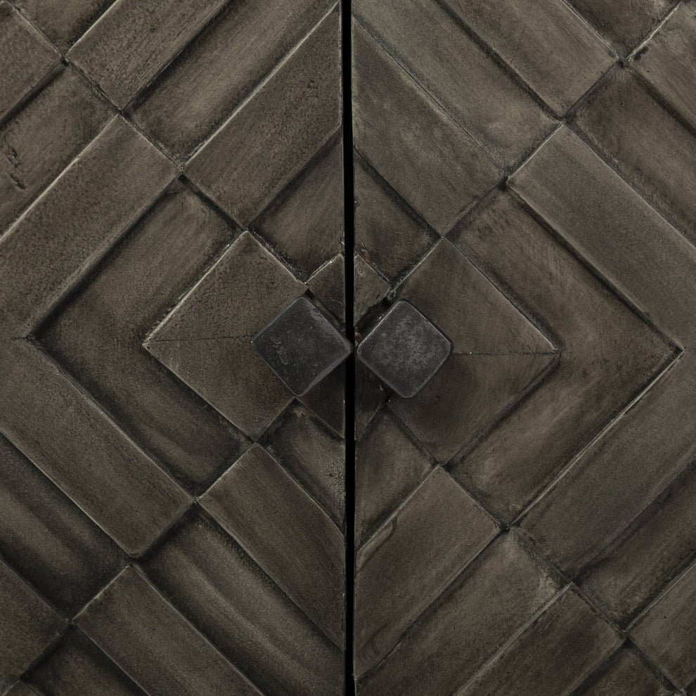 Hand Crafted Diamond In The Rough Cabinet By Homeroots | Cabinets | Modishstore - 8