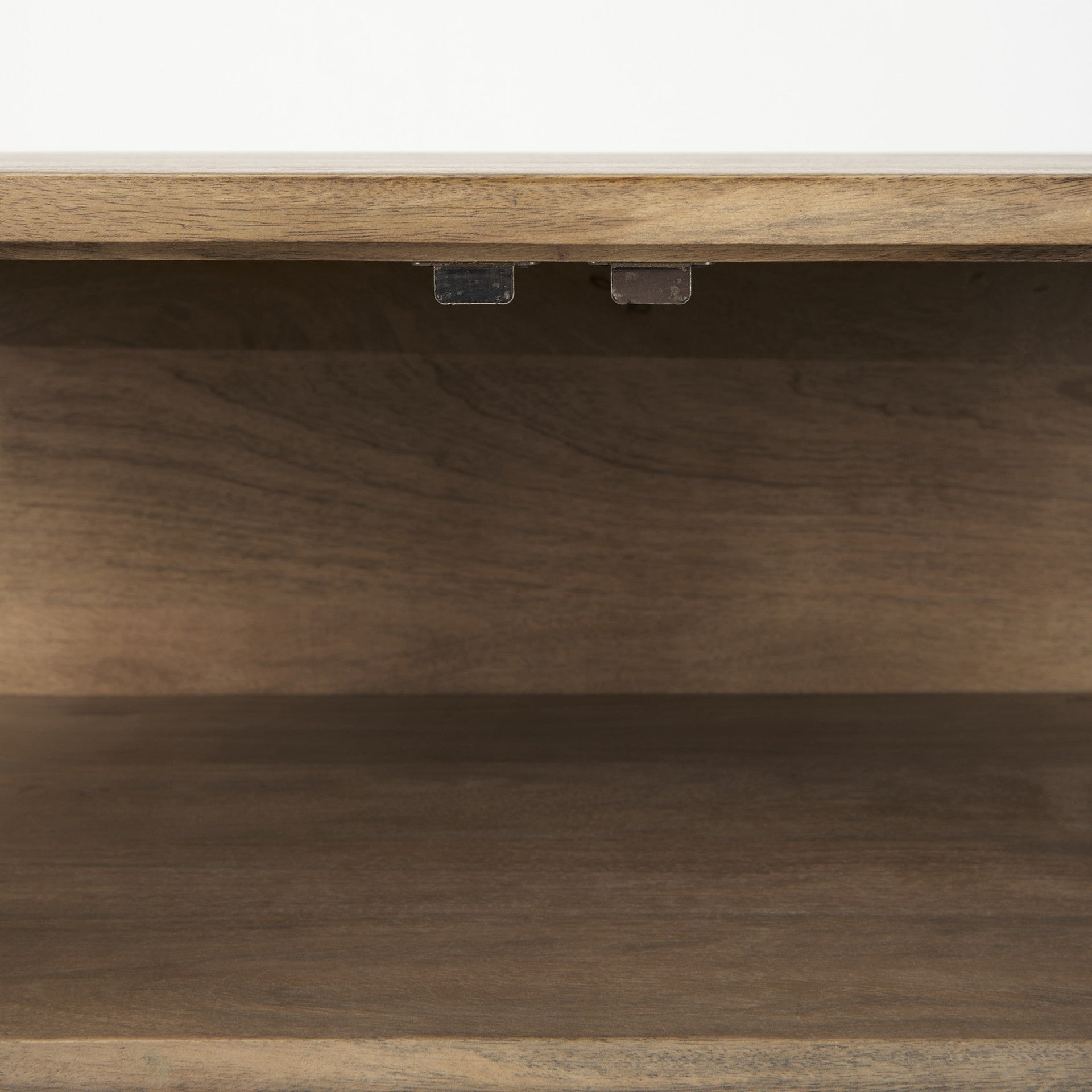 Rustic Honey Brown Two Door Shadowbox Cabinet By Homeroots | Cabinets | Modishstore - 9