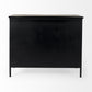 Slender Sleek Black Two Door Glass Cabinet By Homeroots | Cabinets | Modishstore - 4