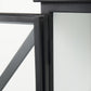 Slender Sleek Black Two Door Glass Cabinet By Homeroots | Cabinets | Modishstore - 7